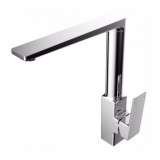 RAK Venice Square Side Lever Kitchen Sink Mixer Tap - Chrome - Image 2