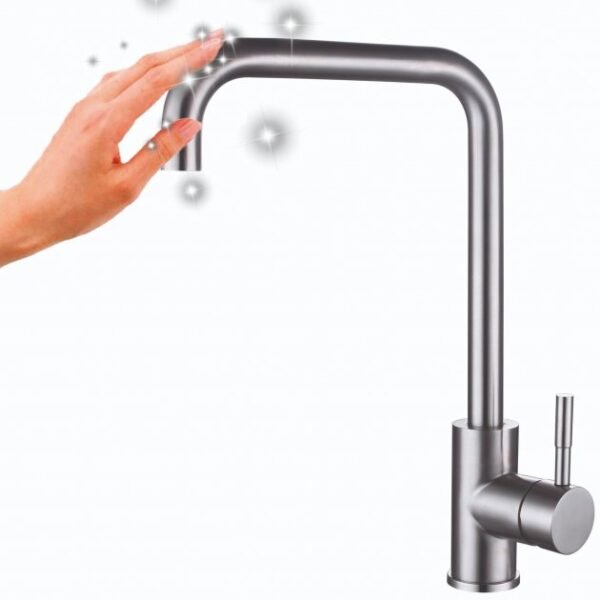 RAK Vienna One Touch Kitchen Sink Mixer Tap - Chrome - Image 2