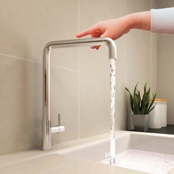 RAK Vienna One Touch Kitchen Sink Mixer Tap - Chrome - Image 3