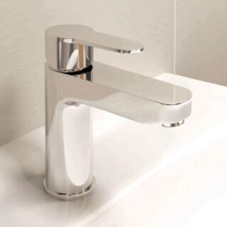 RAK Morning Mono Basin Mixer Tap With Waste - 1 TH - Chrome - Image 3