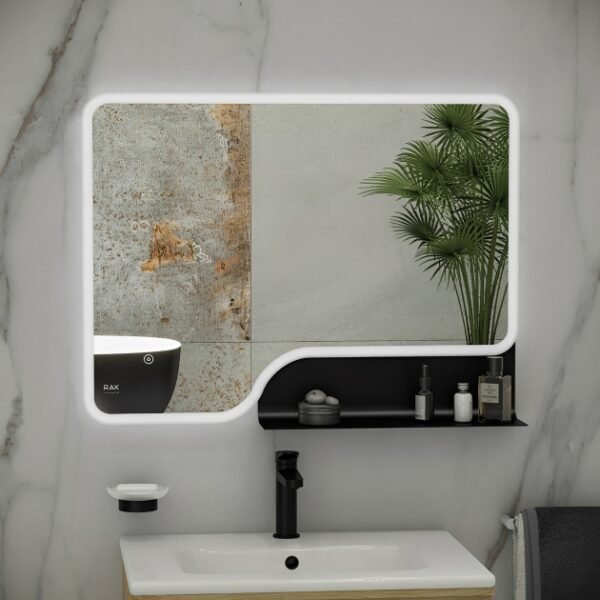 RAK Ornate LED Illuminated Mirror With Demister Pad