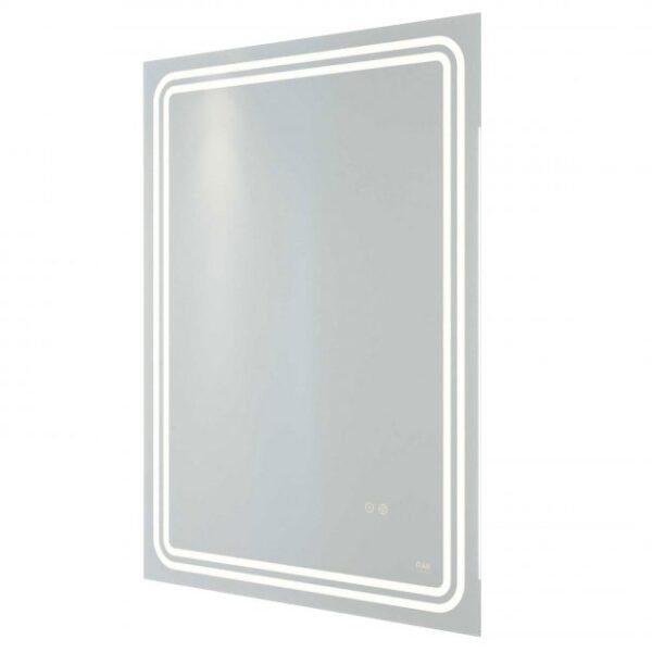 RAK Pluto LED Illuminated Bluetooth Mirror With Switch And Demister Pad - 800mm x 600mm