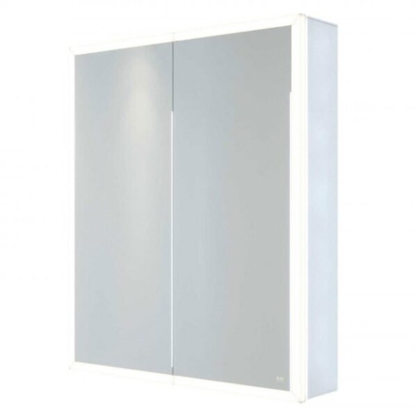 RAK Pisces 2 Door Mirrored Cabinet - 700mm x 600mm