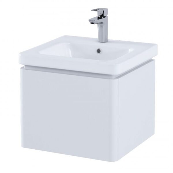 RAK Resort 1 Drawer Wall Hung Vanity Unit With Basin - 500mm Wide