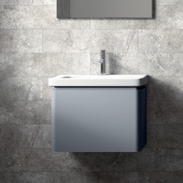 RAK Resort 1 Drawer Wall Hung Vanity Unit With Basin - 500mm Wide - Image 2