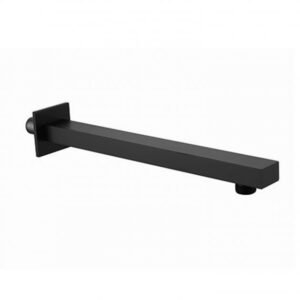 RAK Wall Mounted Square Shower Arm – 300mm Long - Black