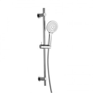 RAK Round Slider Rail Shower Kit With 3 Function Shower Handset - Chrome