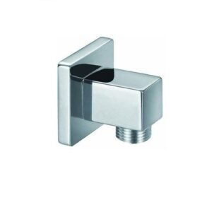 RAK Square Wall Outlet Elbow - Chrome