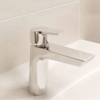 RAK Sport Mono Basin Mixer Tap With Clicker Waste - Chrome - Image 3