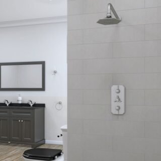 RAK Washington 3 Outlet Thermostatic Concealed Shower Valve - Chrome - Image 2