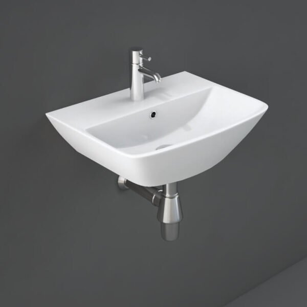 RAK Summit Wall Hung Cloakroom Basin - 400mm Wide - 1 TH - Alpine White