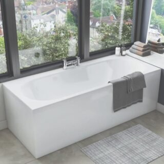 Scudo Forme Deck Mounted Bath Filler Tap - Chrome - Image 3