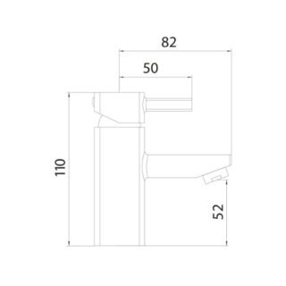 Scudo Forme Deck Mounted Basin Pillar Taps - Chrome - Image 2