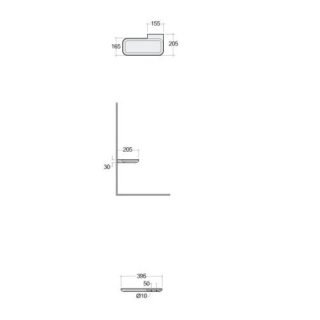 RAK Ceramic Mirror Shelf - Image 2