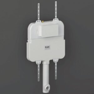 Rak Ecofix Slimline Front Flush Regular Concealed Cistern - 735mm High - Alpine White