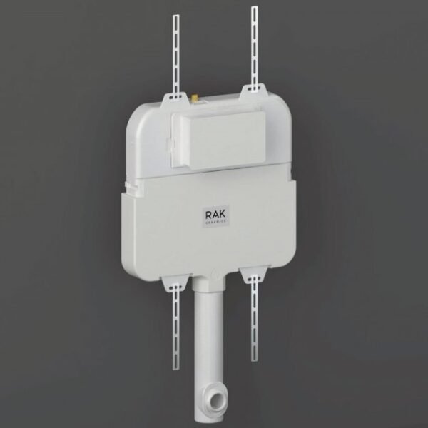 Rak Ecofix Slimline Front Flush Regular Concealed Cistern - 735mm High - Alpine White