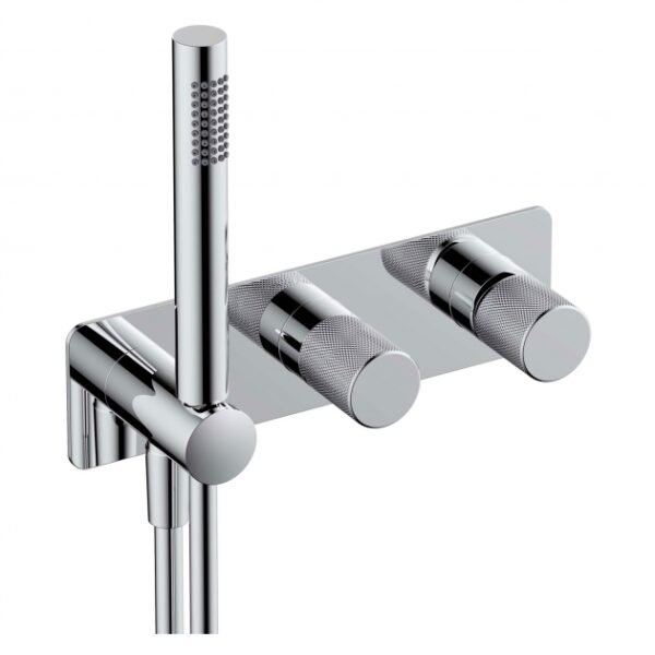 RAK Amalfi 2 Outlet Thermostatic Concealed Shower Valve With Shower Handset