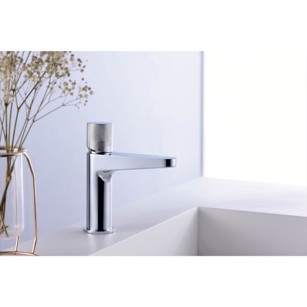 RAK Amalfi Round Standard Basin Mixer Tap - 1 TH - Image 2