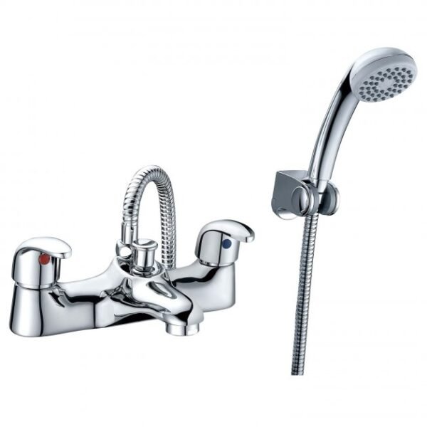 RAK Basic Bath Shower Mixer Tap - 2 TH - Chrome