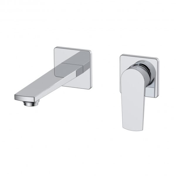 RAK Blade Wall Mounted Basin Mixer Tap - 1 TH - Chrome