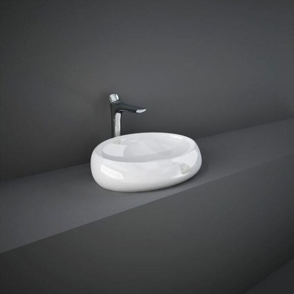 Rak Cloud Countertop Basin - 580mm Wide - No TH