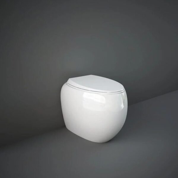 Rak Cloud Rimless Back To Wall Toilet With Soft Close Seat