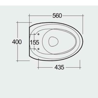 RAK Cloud Soft Close Toilet Seat - Image 3
