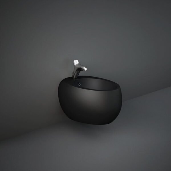 Rak Cloud Wall Hung Bidet - Matt Black