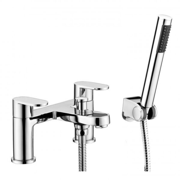 RAK Compact Round Bath Shower Mixer Tap - 2 TH - Chrome