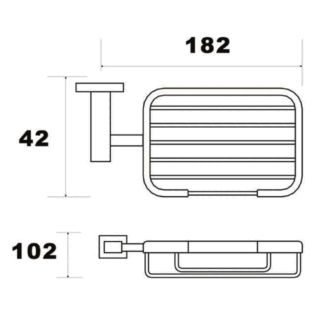 RAK Cubis Soap Basket - Image 2