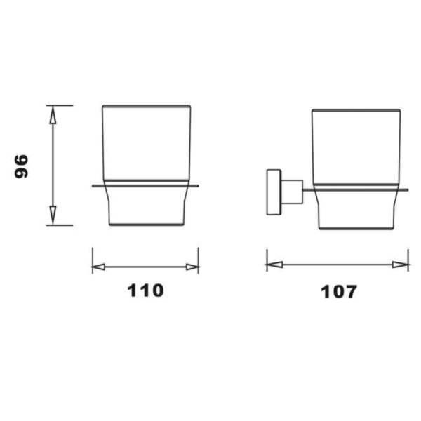 RAK Cubis Tumbler And Holder - Image 2