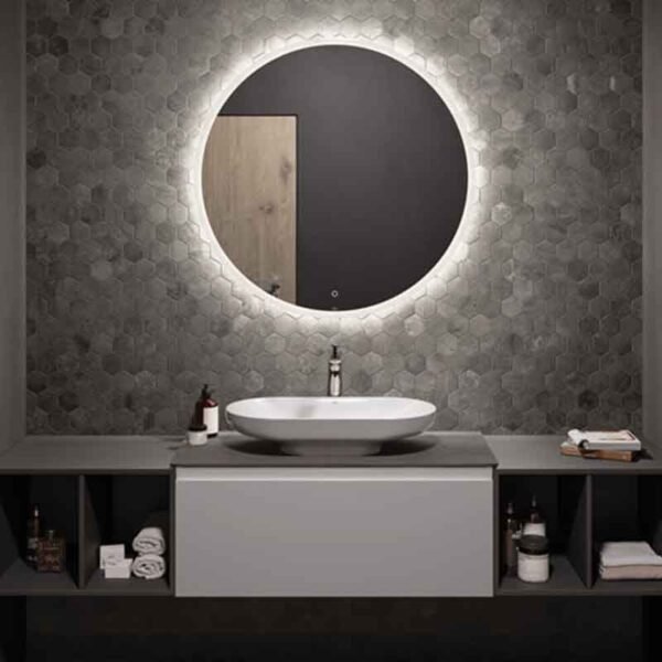 RAK Des Countertop Basin - 700mm Wide - Alpine White - Image 2