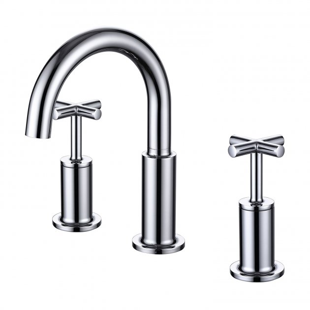 RAK Ella Bath Filler Tap - 3 TH - Chrome