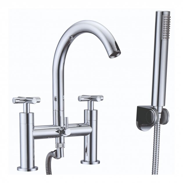 RAK Ella Bath Shower Mixer Tap - 2 TH - Chrome