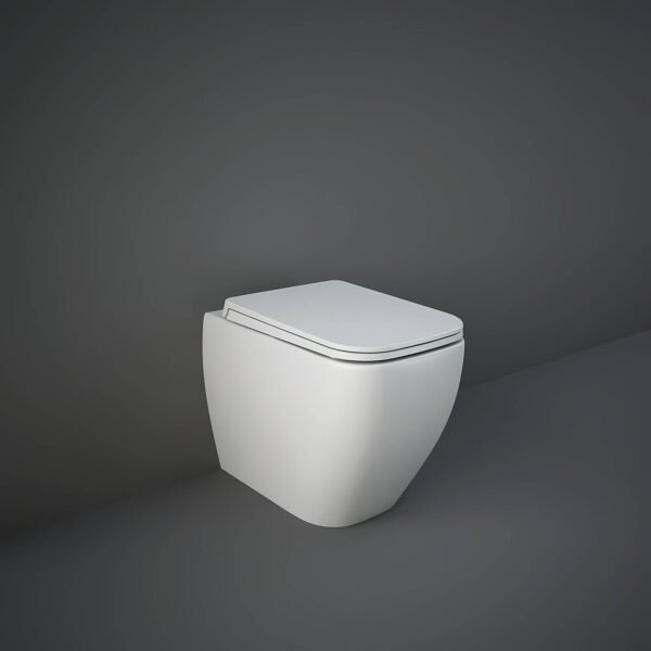 RAK Feeling Rimless P And S Trap Back To Wall Toilet With Soft Close Seat