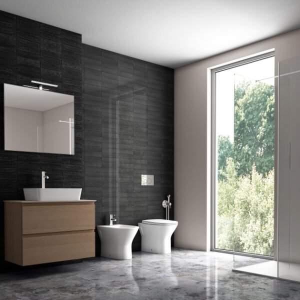 RAK Feeling Rimless Back To Wall Toilet With Soft Close Seat - Image 2
