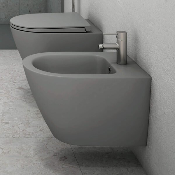 RAK Feeling Rimless Wall Hung Bidet - Image 3
