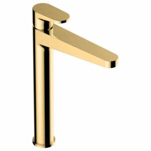 RAK Ischia Tall Basin Mixer Tap – 1 TH - Brushed Gold