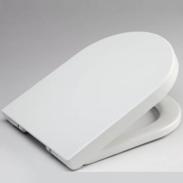 Rak Resort Maxi Open Back  To Wall Close Coupled Toilet With Seat - White - Image 4