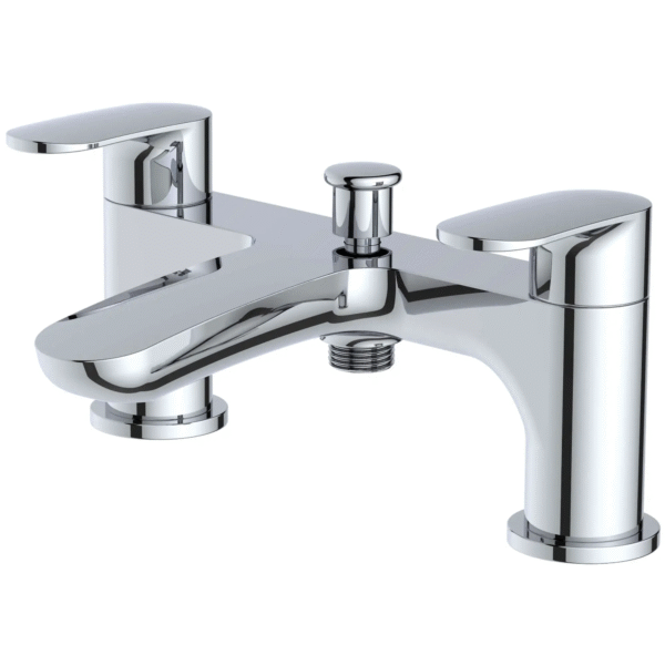 RAK Mercury Bath Shower Mixer Tap - 2 TH - Chrome