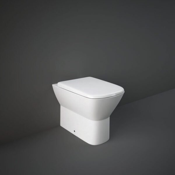 RAK Metropolitan Back To Wall Toilet With Soft Close Seat - White