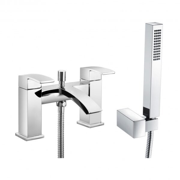 RAK Metropolitan Bath Shower Mixer Tap - 2 TH - Chrome