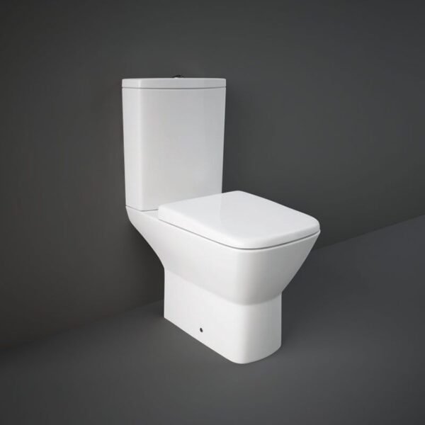 RAK Metropolitan Close Coupled Toilet With Soft Close Seat - White