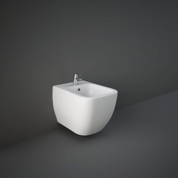 RAK Metropolitan Wall Hung Bidet With Hidden Fixations - White