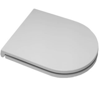 Rak Resort Mini Open Back  To Wall Close Coupled Toilet With Seat - White - Image 2