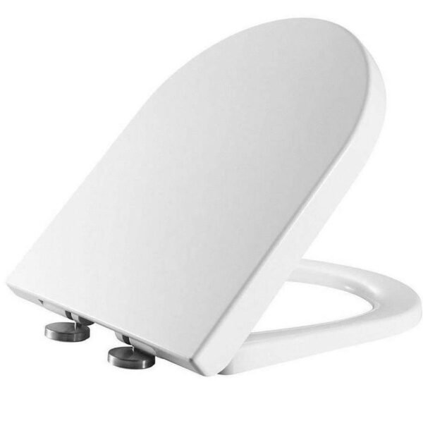 Rak Resort Rimless Wall Hung Toilet Hidden Fixations With Seat - White - Image 3