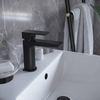 RAK Moon Mono Basin Mixer Tap With Waste - 1 TH - Image 4