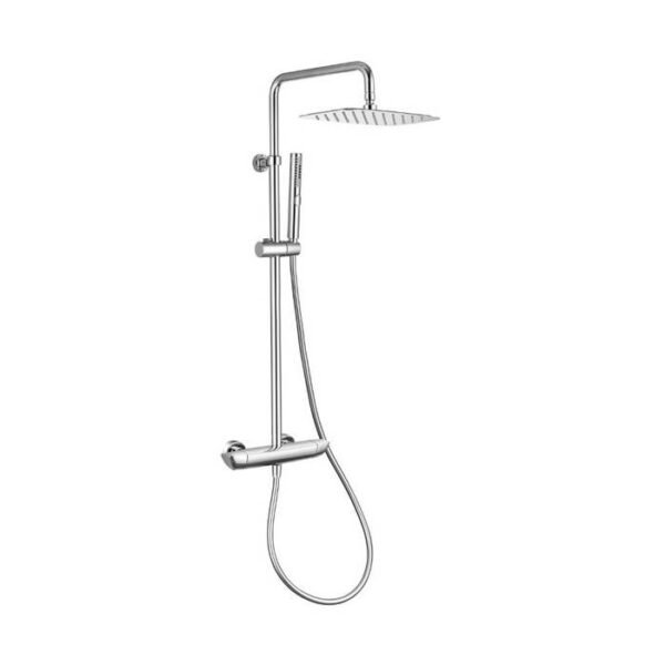 RAK Moon 2 Outlet Thermostatic Exposed Shower - Chrome