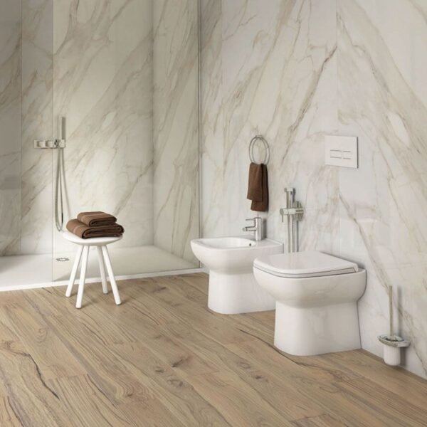 RAK Origin Back To Wall Bidet - White - Image 2