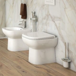 RAK Origin Back To Wall Toilet With Seat - White - Image 3